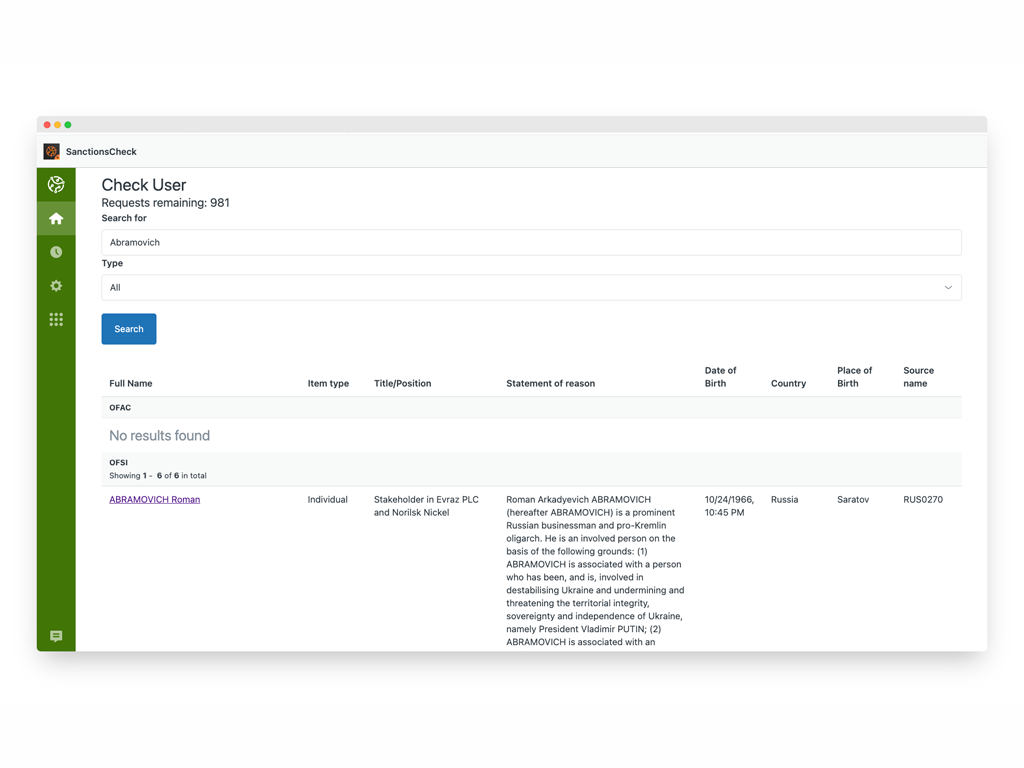 Preview image of app